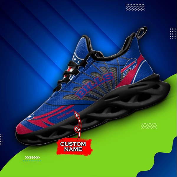Ideafootwear Buffalo Bills NFL Max Soul Shoes Sneakers For Men And Women