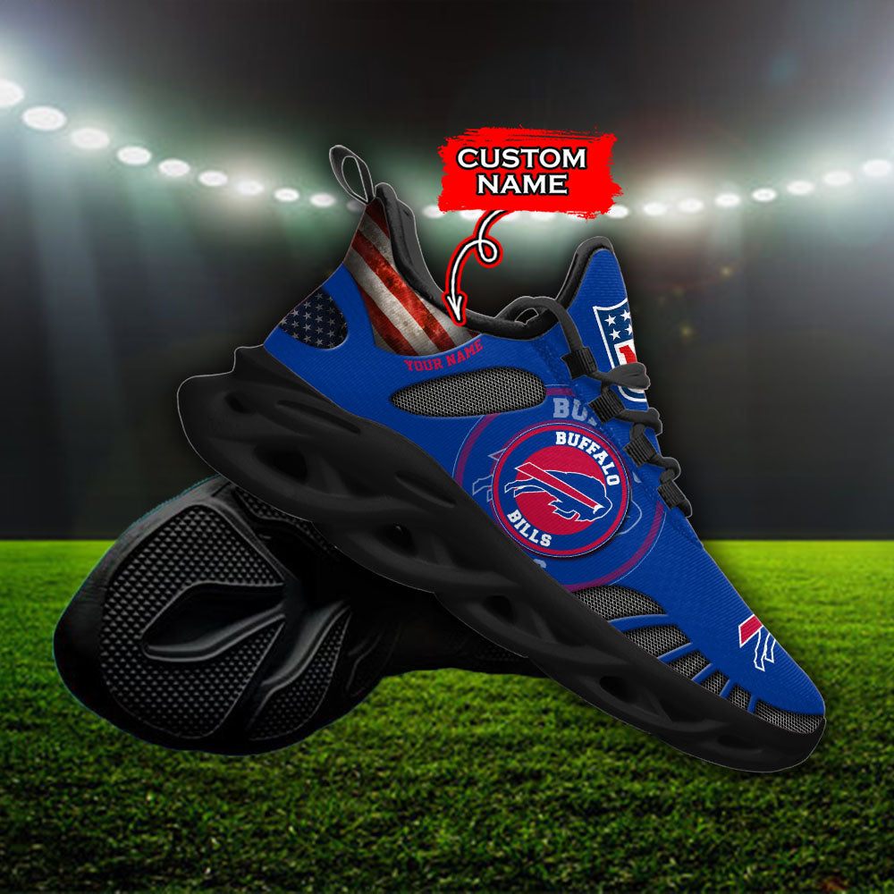Ideafootwear Buffalo Bills NFL Max Soul Shoes Sneakers For Men And Women