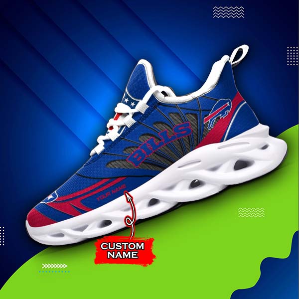 Ideafootwear Buffalo Bills NFL Max Soul Shoes Sneakers For Men And Women