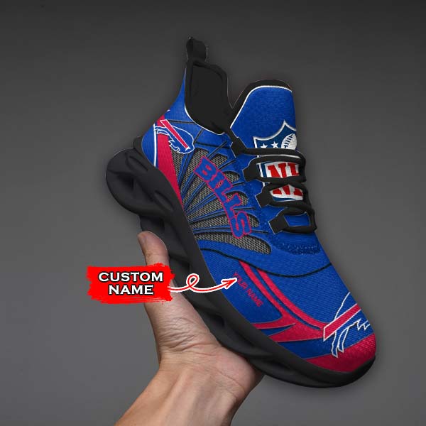 Ideafootwear Buffalo Bills NFL Max Soul Shoes Sneakers For Men And Women