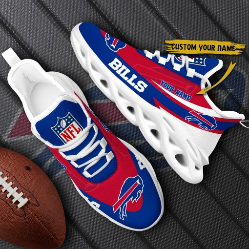 Ideafootwear Buffalo Bills NFL Max Soul Shoes Sneakers For Men And Women