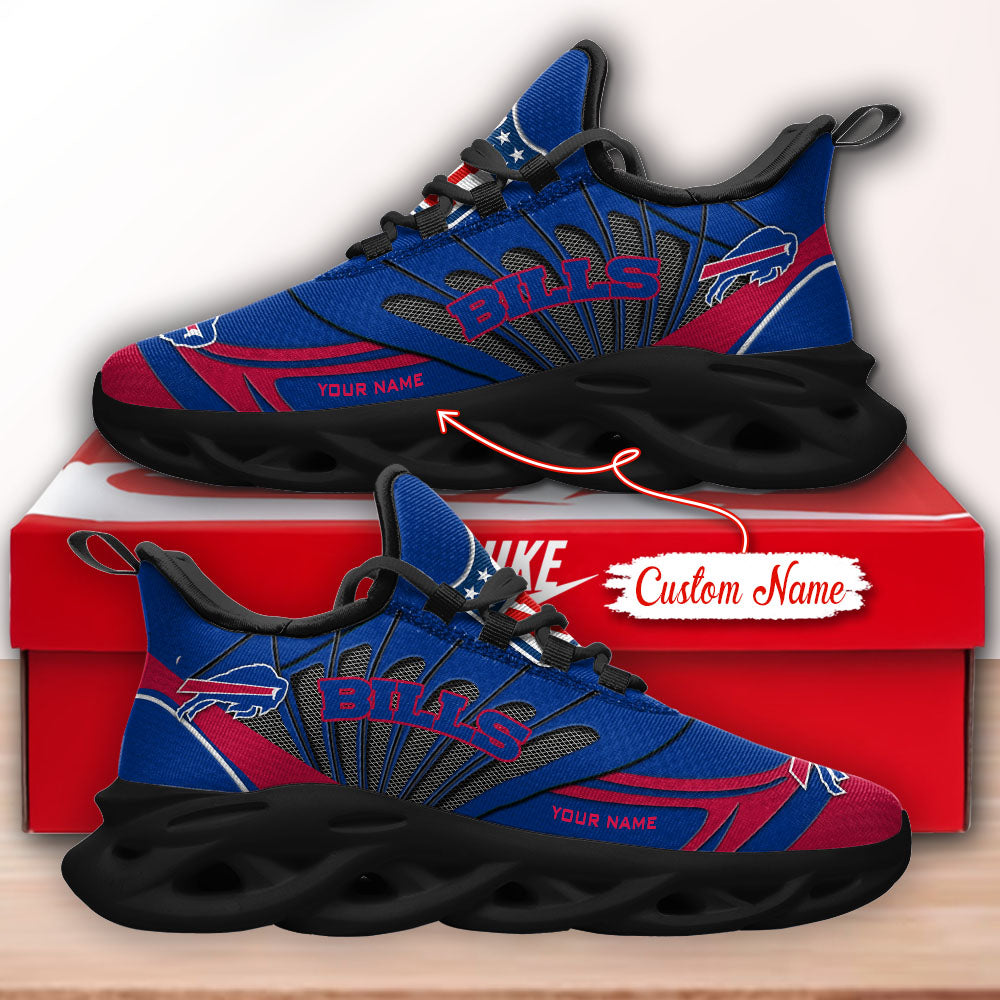 Ideafootwear Buffalo Bills NFL Max Soul Shoes Sneakers For Men And Women
