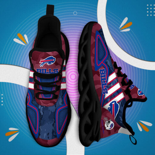 Ideafootwear Buffalo Bills NFL Max Soul Shoes Sneakers For Men And Women