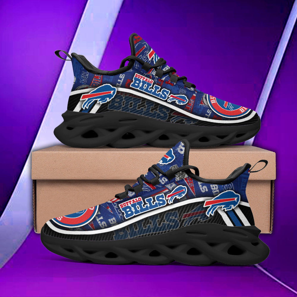 Ideafootwear Buffalo Bills NFL Max Soul Shoes Sneakers For Men And Women