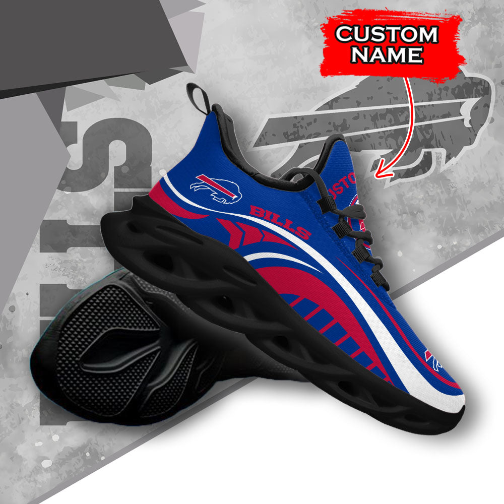 Ideafootwear Buffalo Bills NFL Max Soul Shoes Sneakers For Men And Women