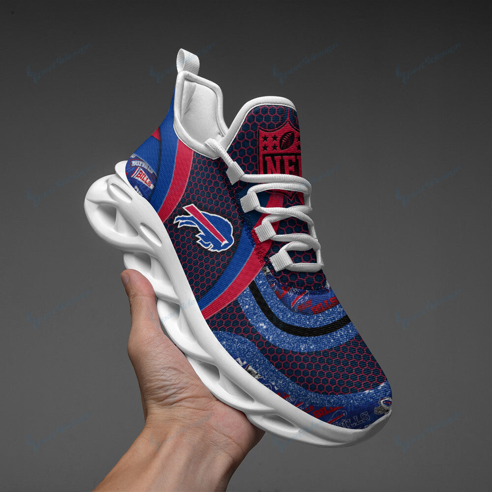 Ideafootwear Buffalo Bills NFL Max Soul Shoes Sneakers For Men And Women
