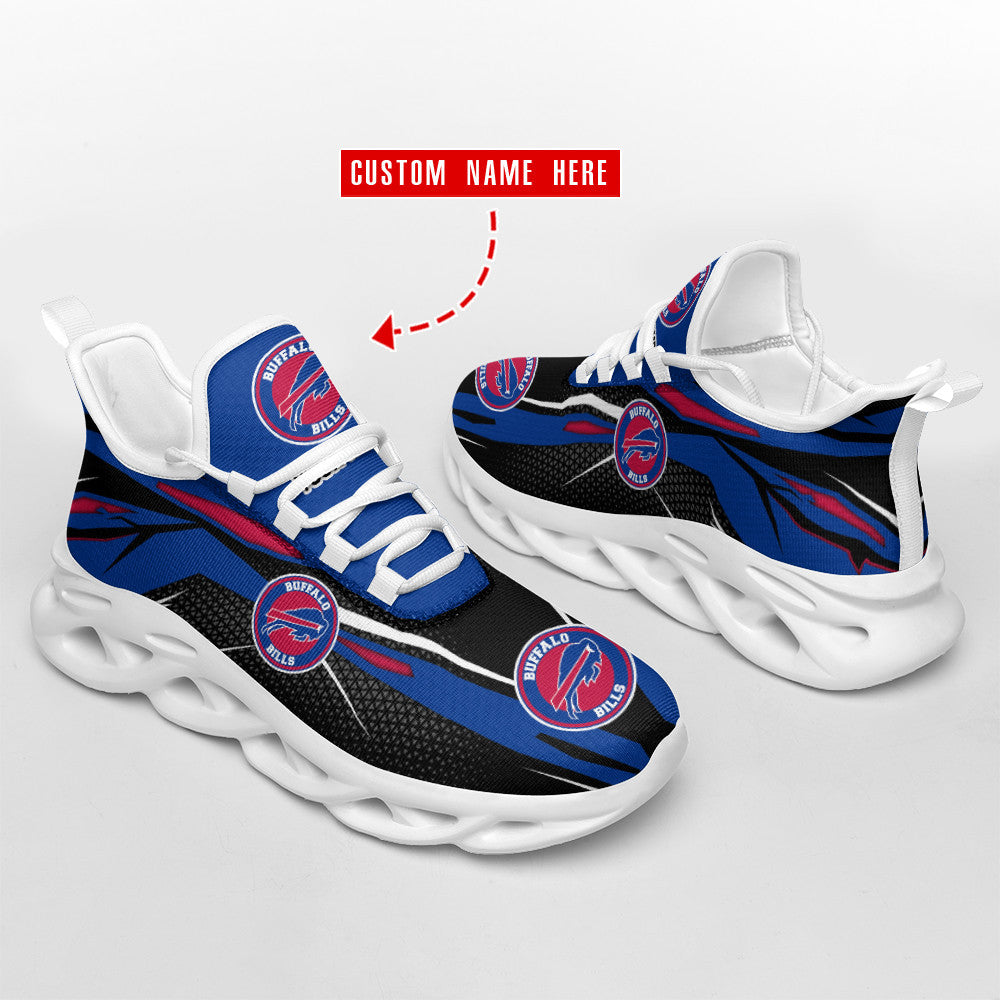 Ideafootwear Buffalo Bills NFL Max Soul Shoes Sneakers For Men And Women