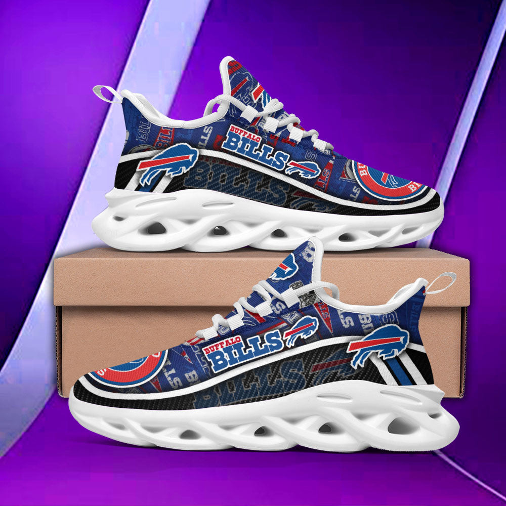 Ideafootwear Buffalo Bills NFL Max Soul Shoes Sneakers For Men And Women