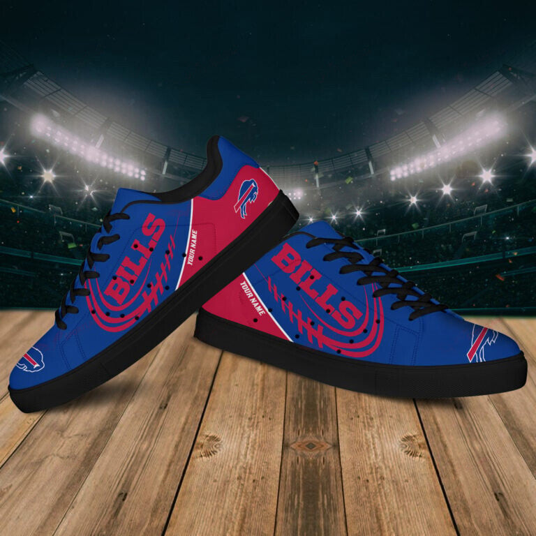 Ideafootwear Buffalo Bills Skate Stan Shoes Sneakes For Men And Women