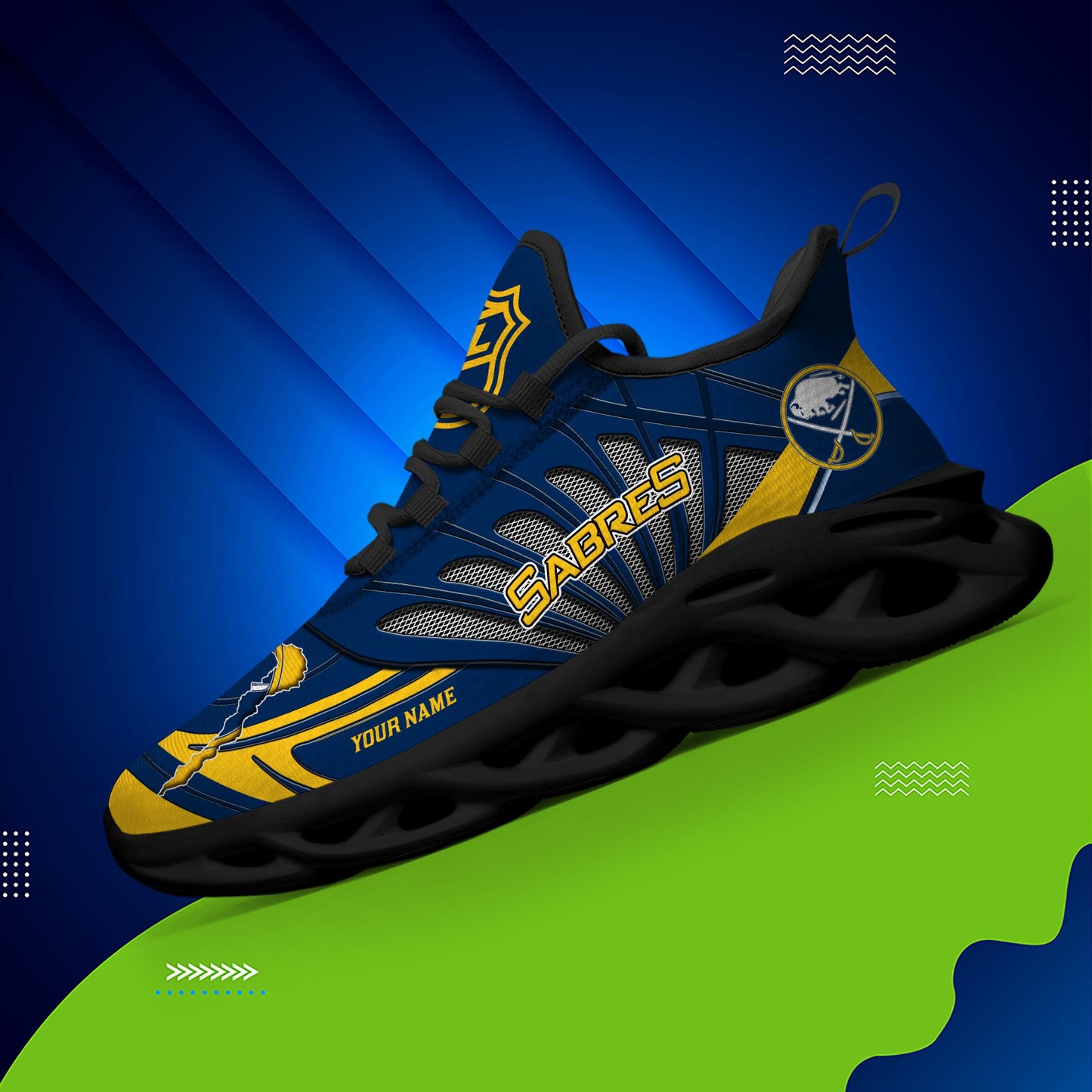 Ideafootwear Buffalo Sabres Max Soul Shoes Sneakers For Men And Women