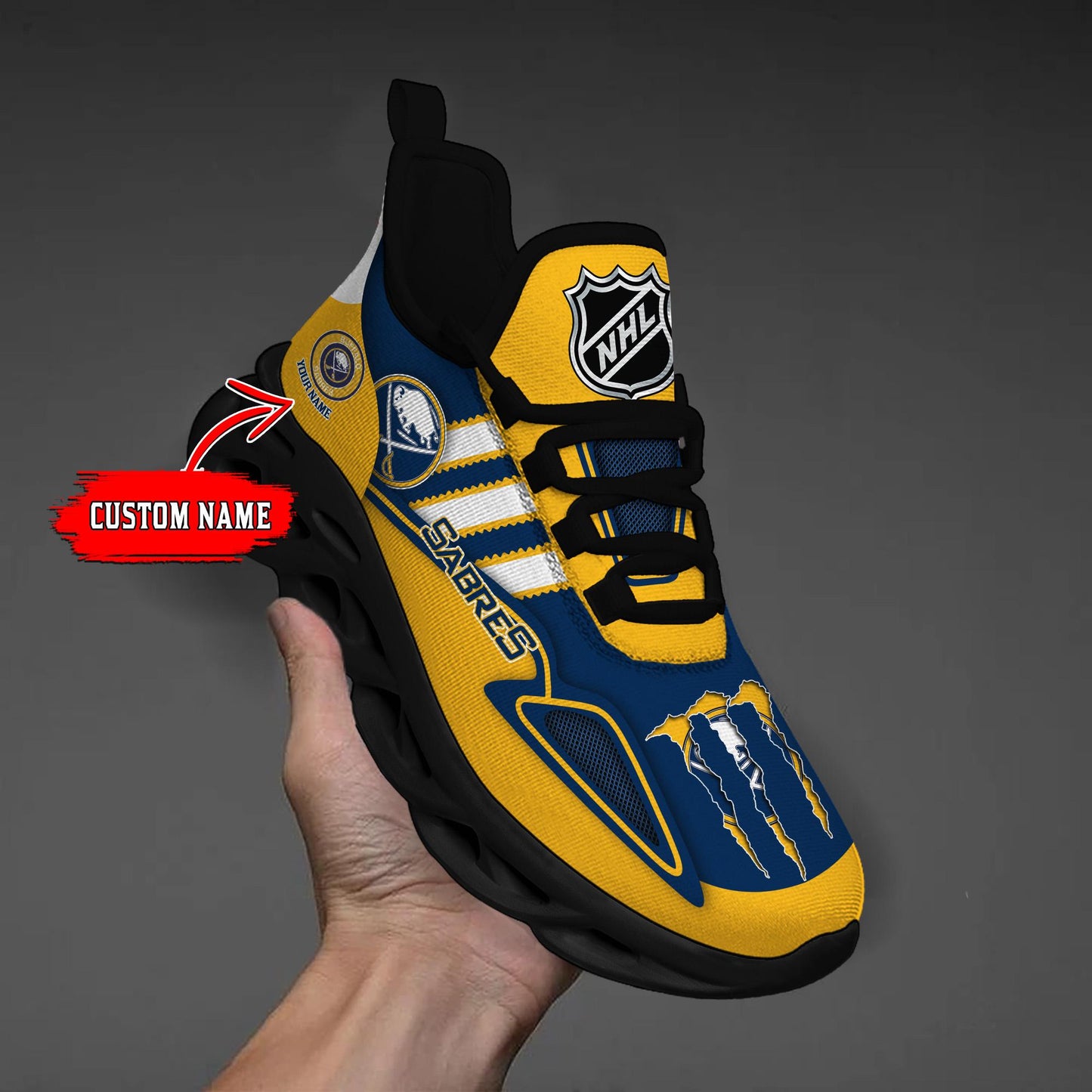 Ideafootwear Buffalo Sabres Max Soul Shoes Sneakers For Men And Women