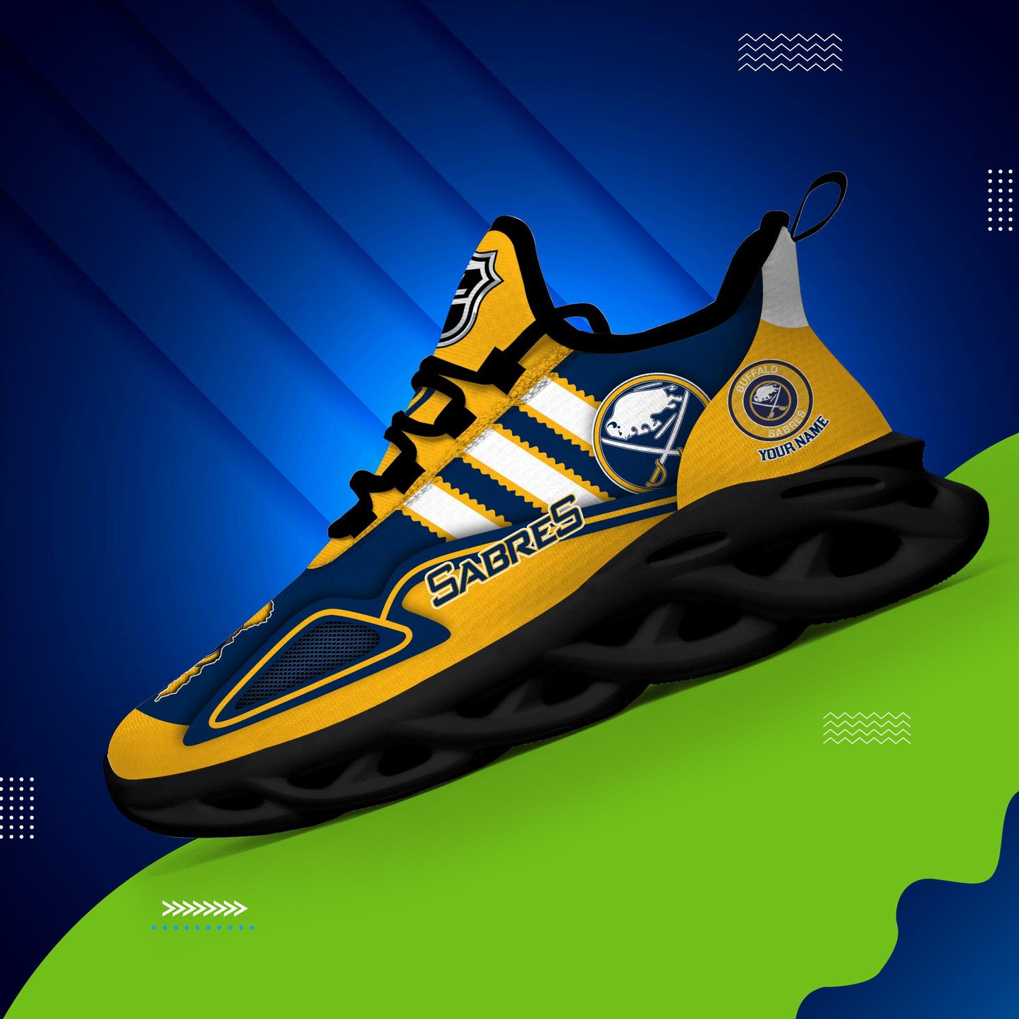 Ideafootwear Buffalo Sabres Max Soul Shoes Sneakers For Men And Women