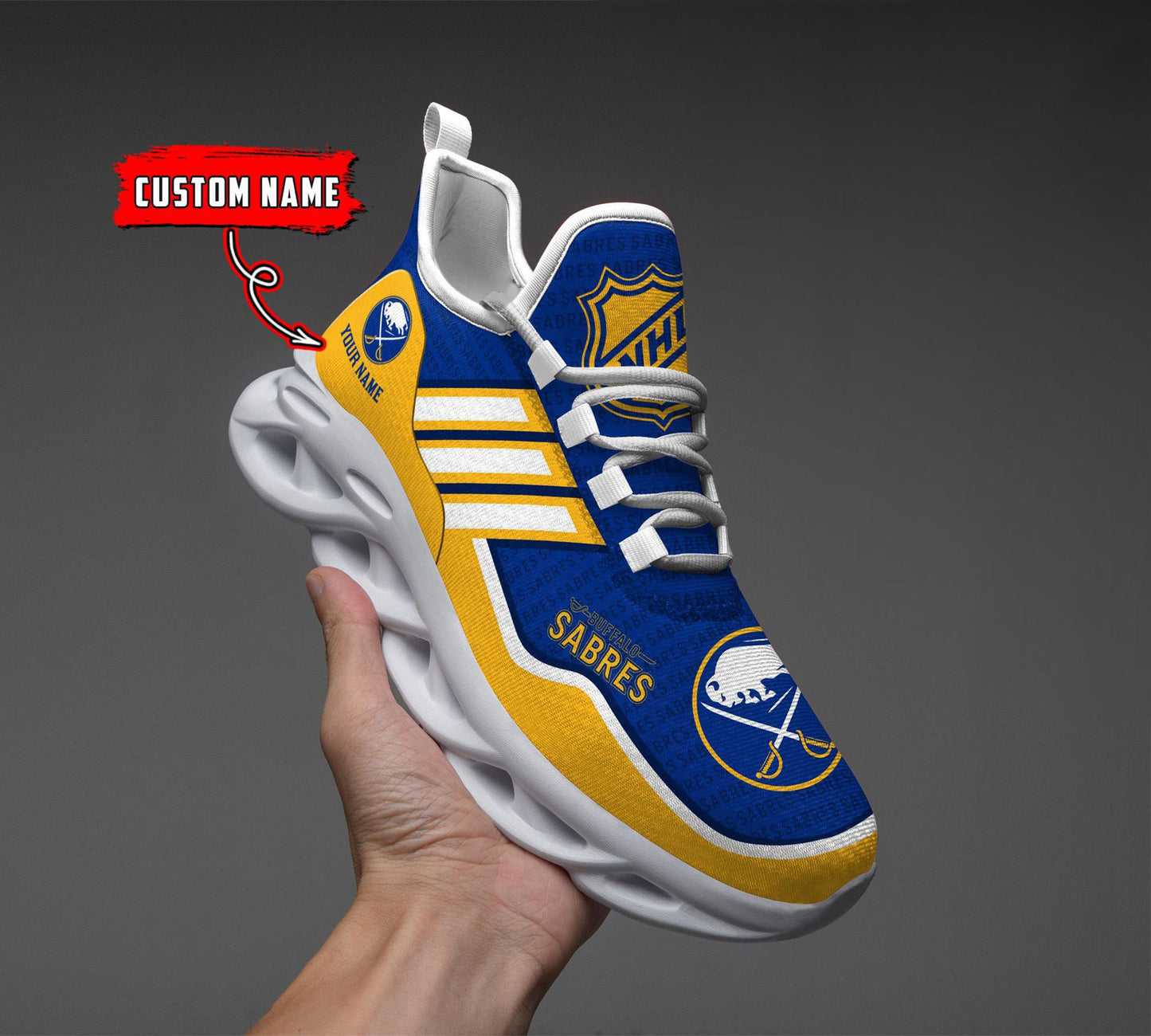 Ideafootwear Buffalo Sabres Max Soul Shoes Sneakers For Men And Women
