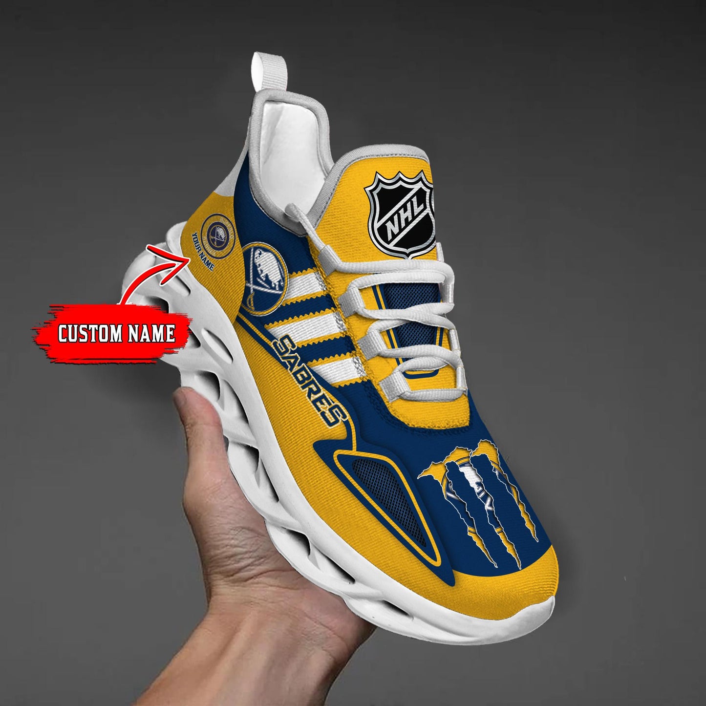 Ideafootwear Buffalo Sabres Max Soul Shoes Sneakers For Men And Women