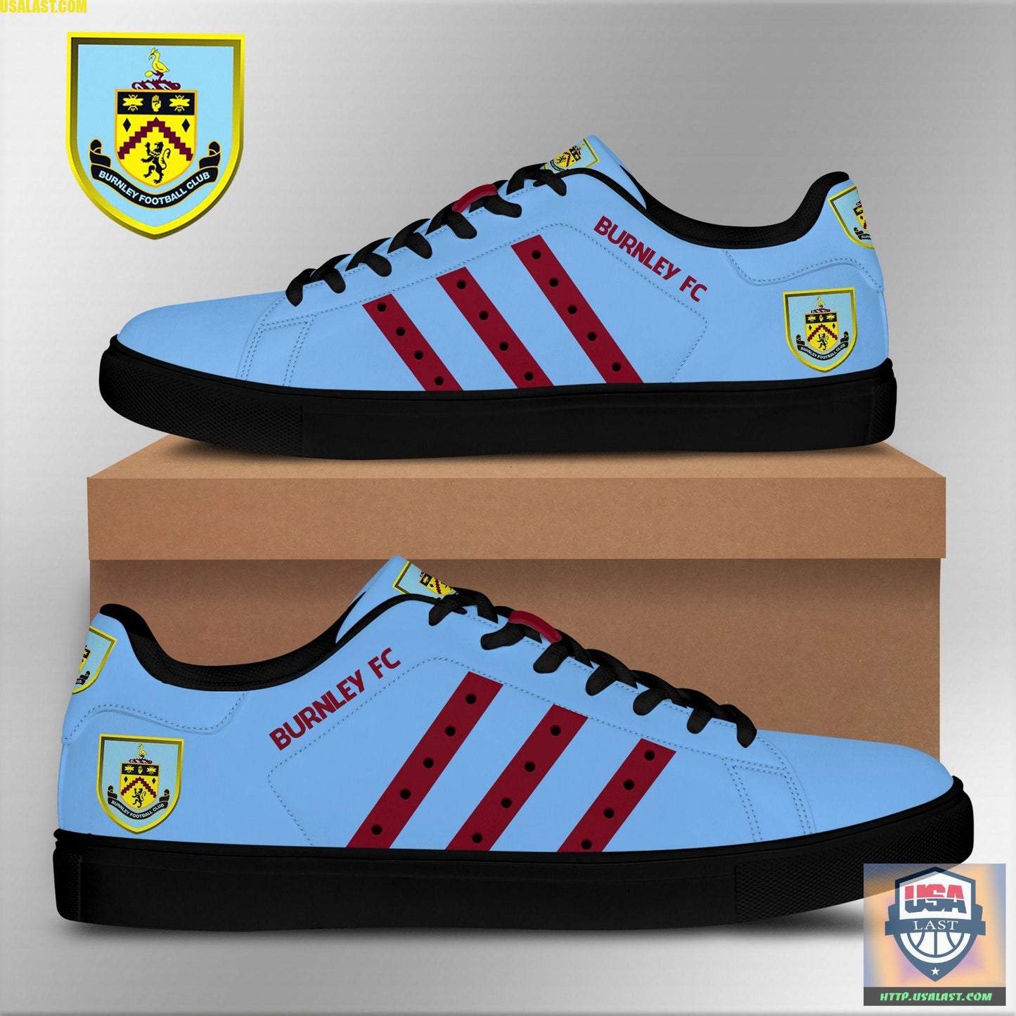 Ideafootwear Burnley FC Skate Stan Shoes Sneakes For Men And Women