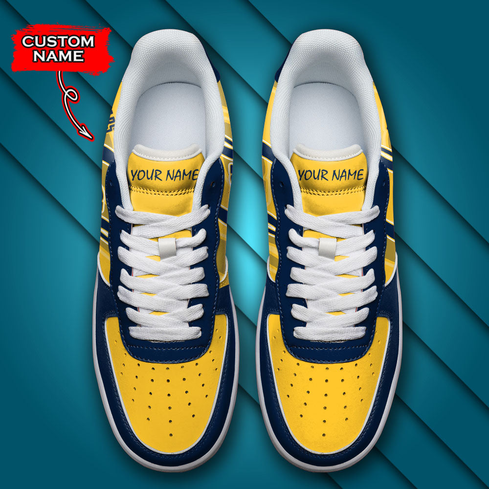 Ideafootwear California Golden Bears NCAA Air Low-Top Sneakers Shoes For Men And Women