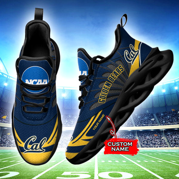 Ideafootwear California Golden Bears NCAA Max Soul Shoes Sneakers For Men And Women