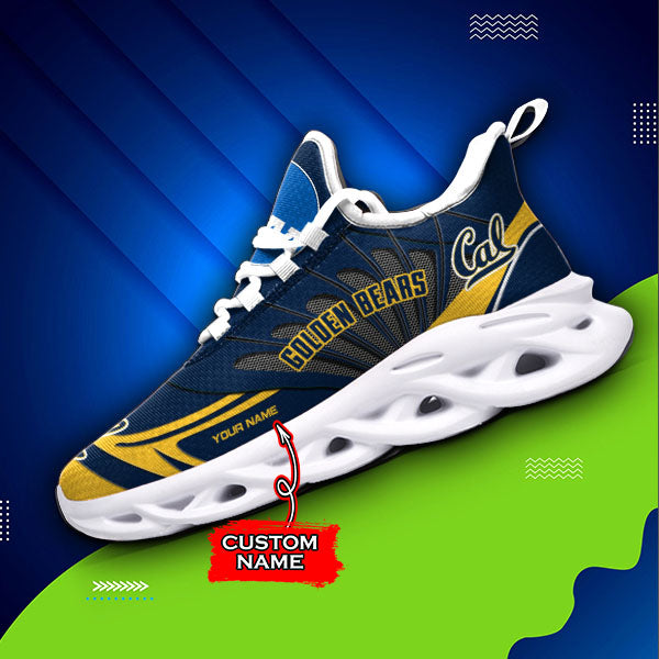Ideafootwear California Golden Bears NCAA Max Soul Shoes Sneakers For Men And Women