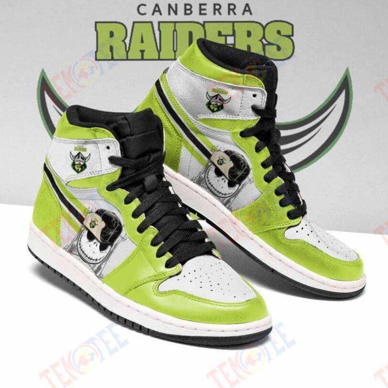 Ideafootwear Canberra Raiders NRL AJ1 High Sneakers Shoes For Men And Women