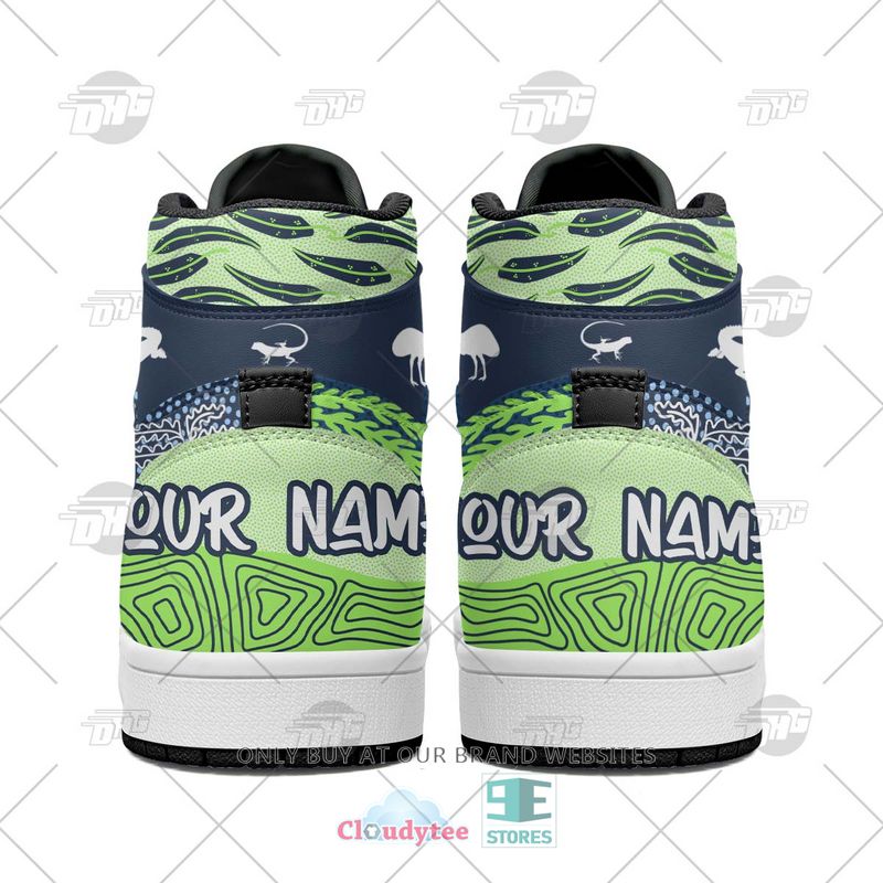 Ideafootwear Canberra Raiders NRL AJ1 High Sneakers Shoes For Men And Women