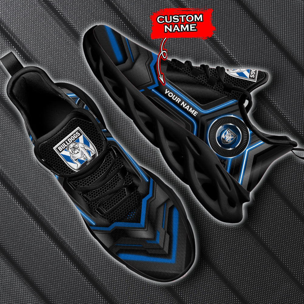 Ideafootwear Canterbury-Bankstown Bulldogs NRL Max Soul Shoes Sneakers For Men And Women