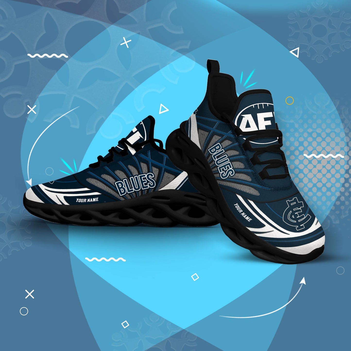 Ideafootwear Carlton Blues Max Soul Shoes Sneakers For Men And Women