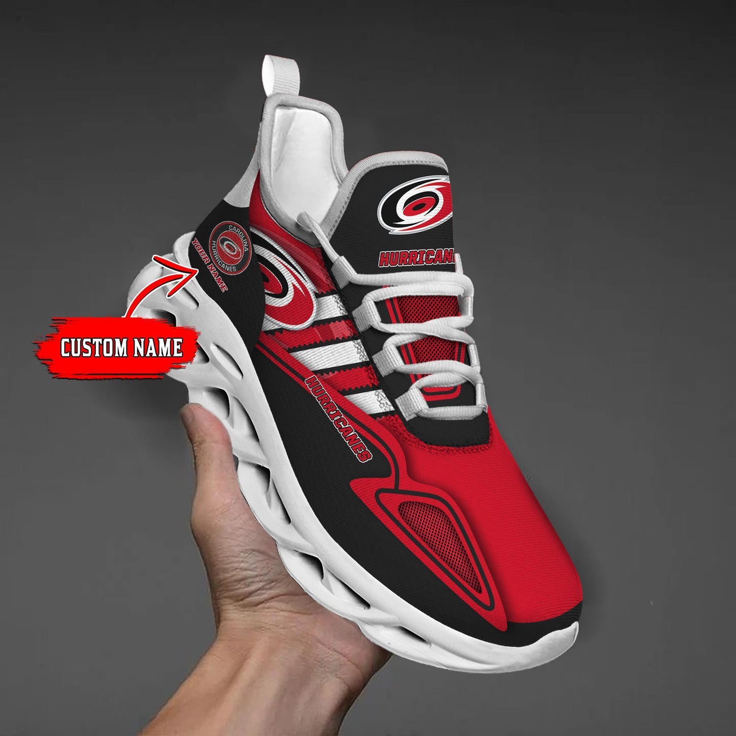 Ideafootwear Carolina Hurricanes Max Soul Shoes Sneakers For Men And Women