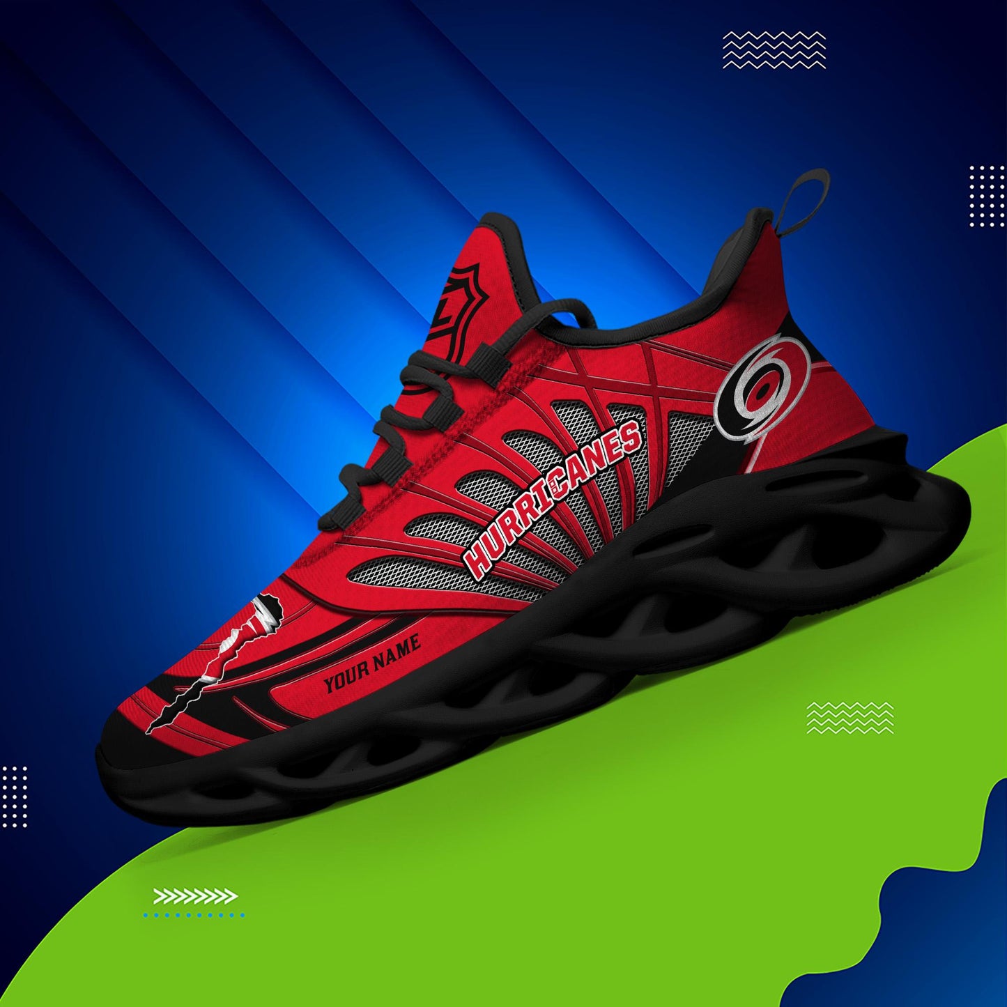 Ideafootwear Carolina Hurricanes Max Soul Shoes Sneakers For Men And Women