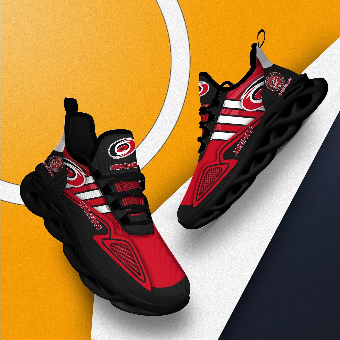 Ideafootwear Carolina Hurricanes Max Soul Shoes Sneakers For Men And Women