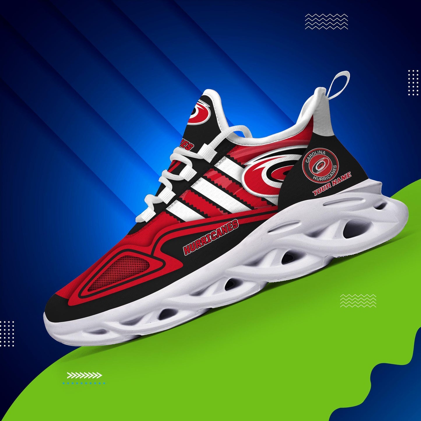 Ideafootwear Carolina Hurricanes Max Soul Shoes Sneakers For Men And Women