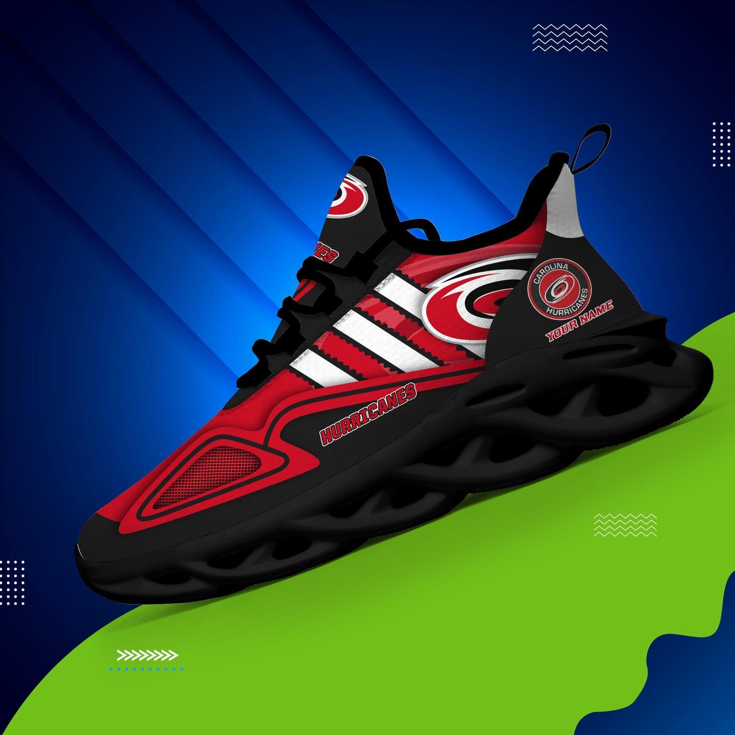 Ideafootwear Carolina Hurricanes Max Soul Shoes Sneakers For Men And Women