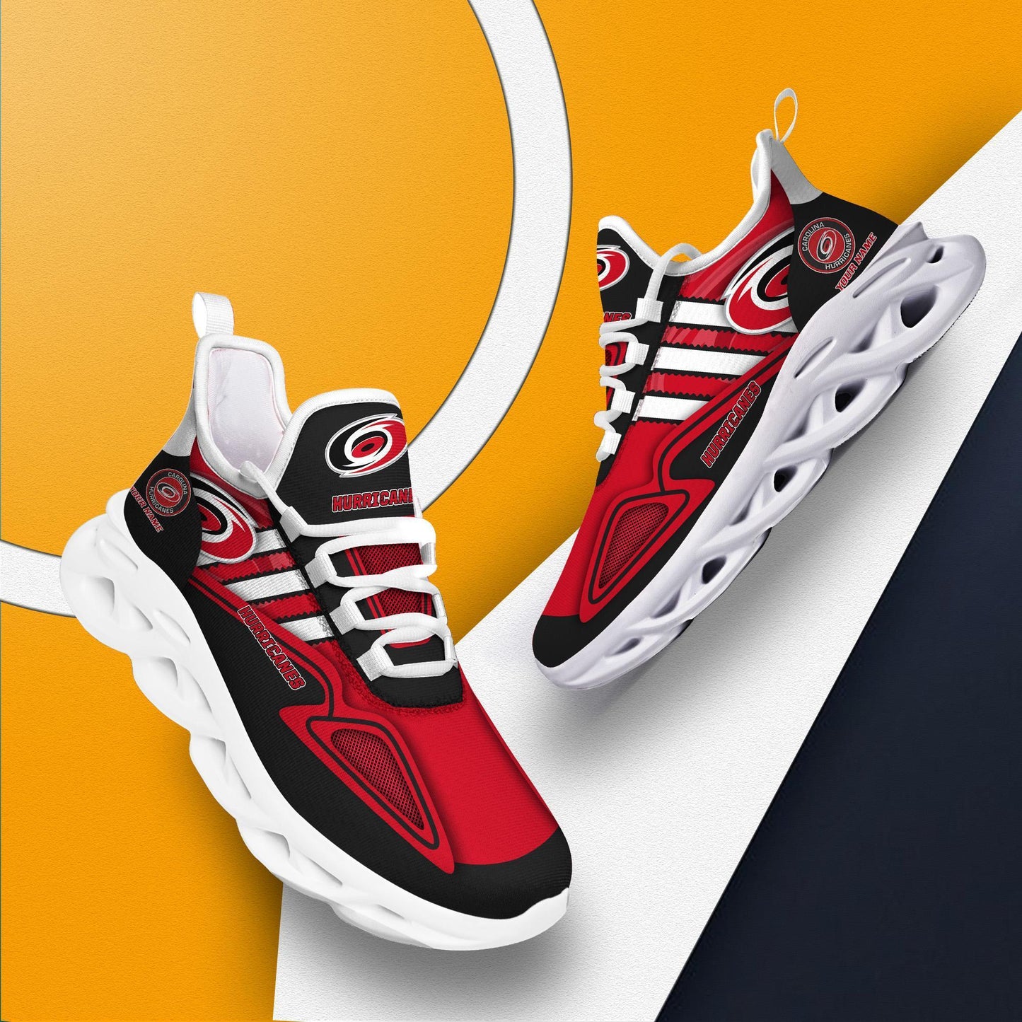 Ideafootwear Carolina Hurricanes Max Soul Shoes Sneakers For Men And Women