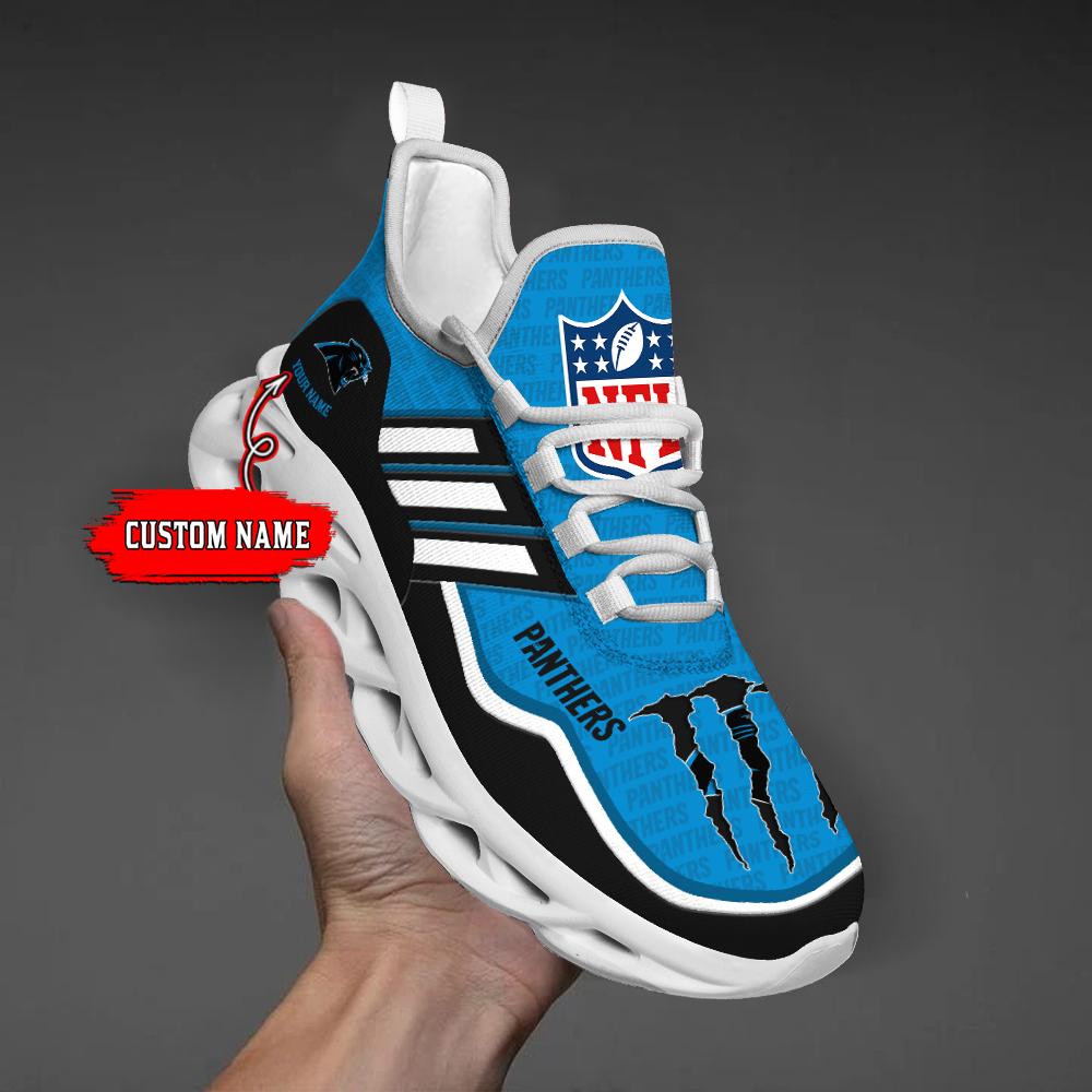 Ideafootwear Carolina Panthers Max Soul Shoes Sneakers For Men And Women
