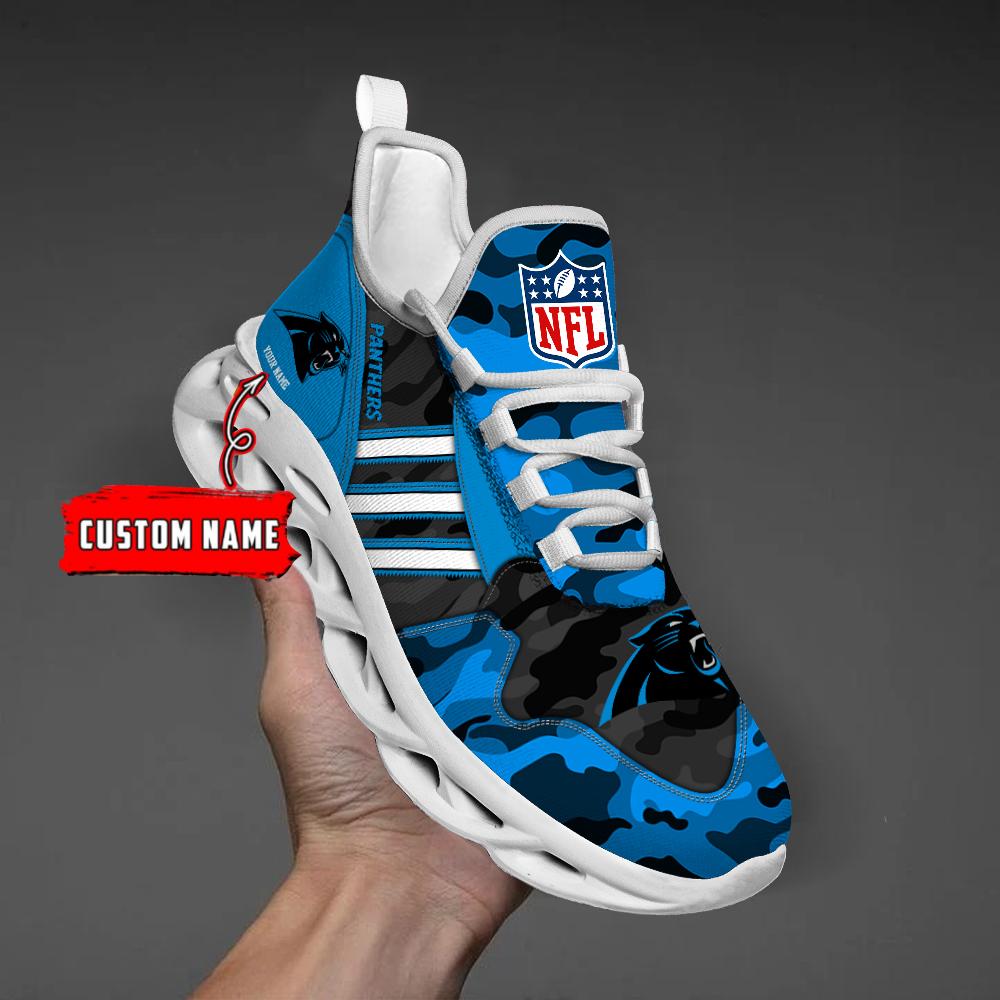 Ideafootwear Carolina Panthers Max Soul Shoes Sneakers For Men And Women