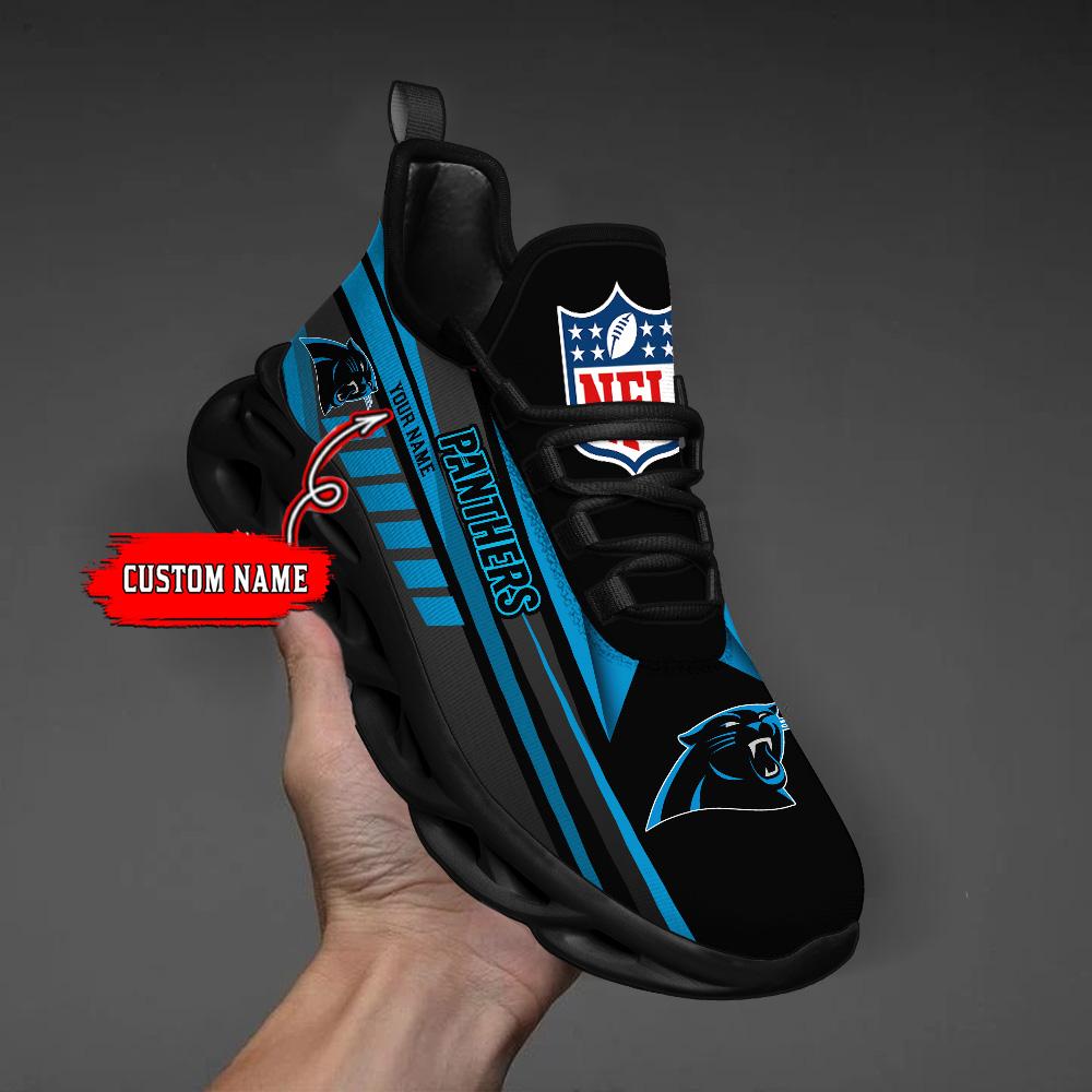 Ideafootwear Carolina Panthers Max Soul Shoes Sneakers For Men And Women