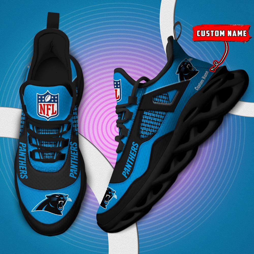 Ideafootwear Carolina Panthers Max Soul Shoes Sneakers For Men And Women
