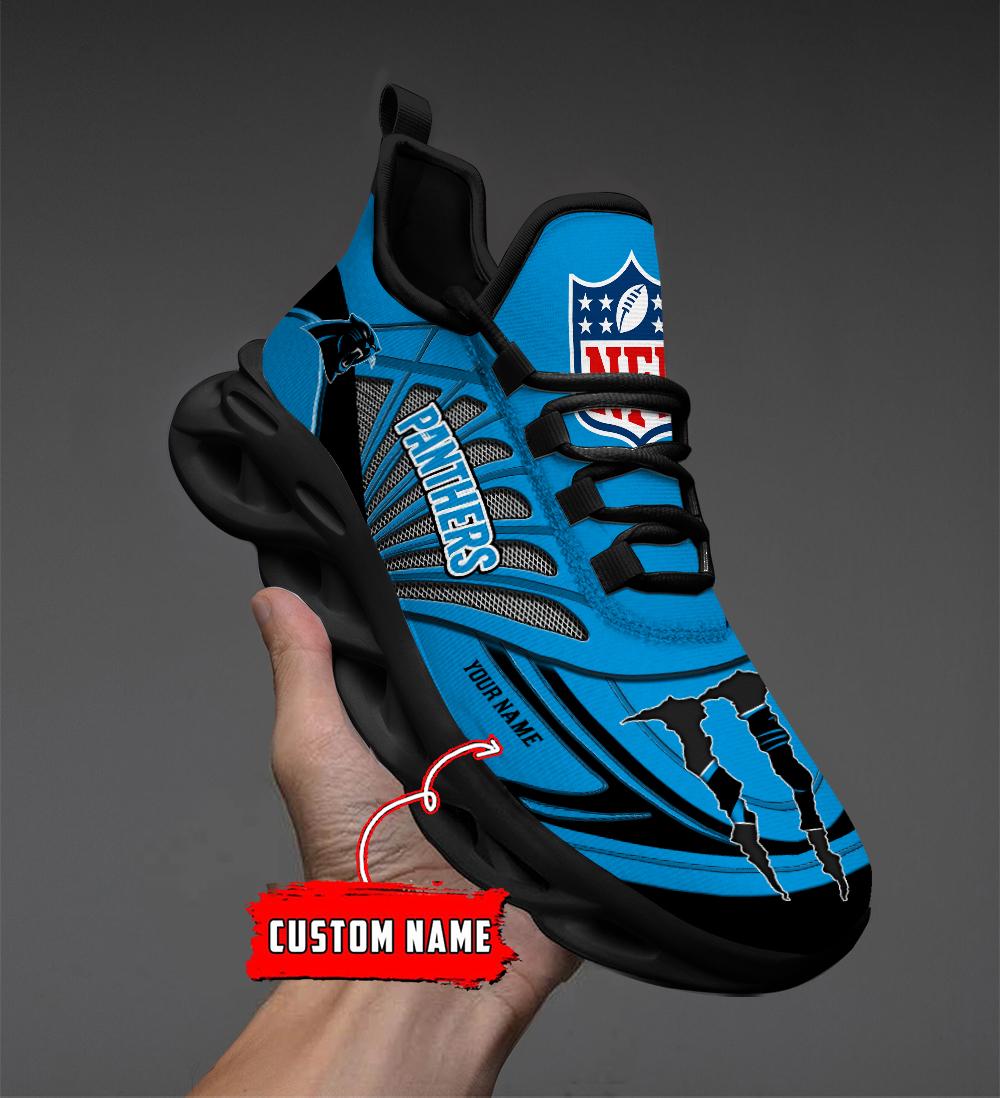 Ideafootwear Carolina Panthers Max Soul Shoes Sneakers For Men And Women