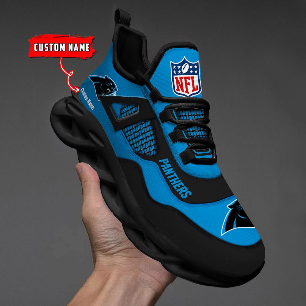 Ideafootwear Carolina Panthers Max Soul Shoes Sneakers For Men And Women