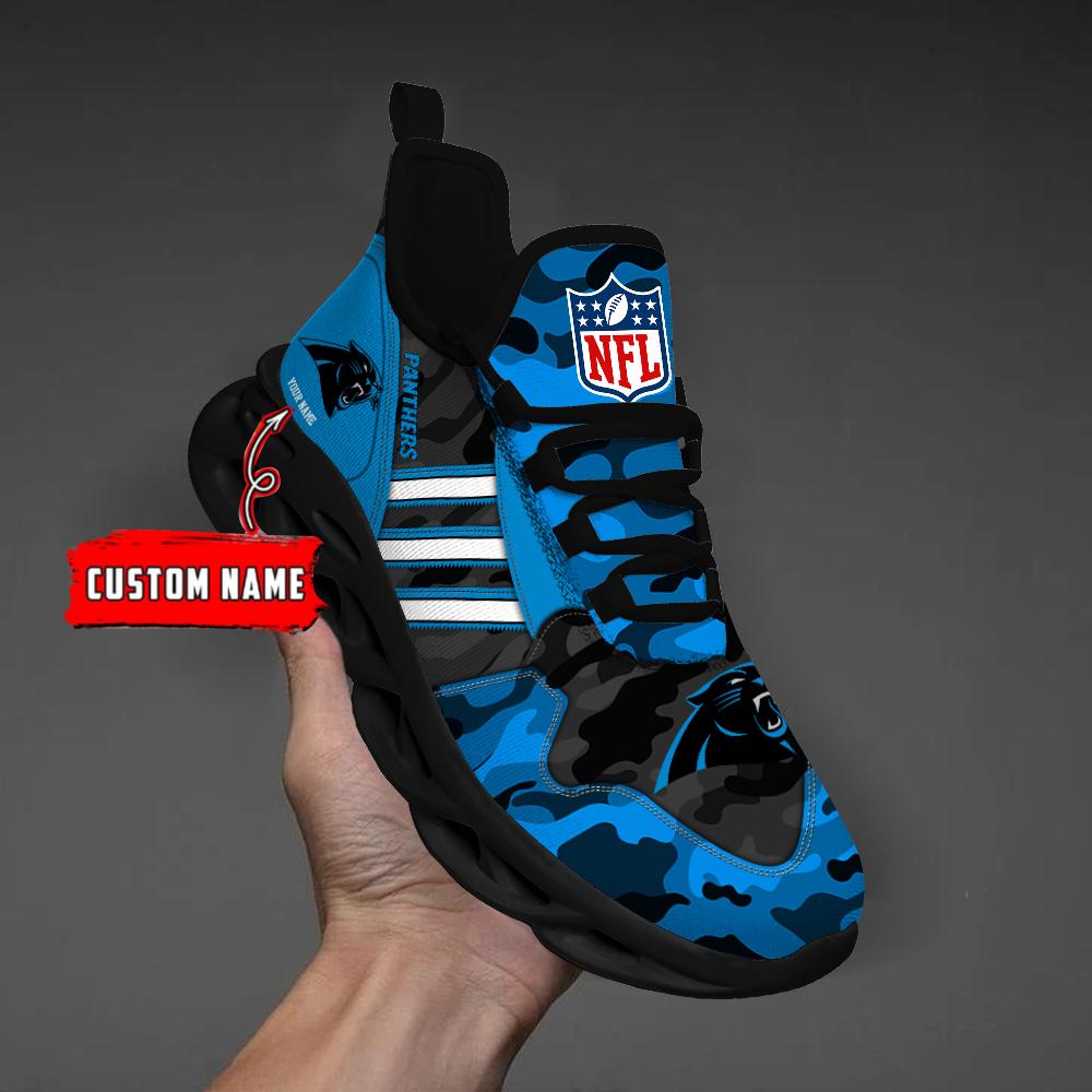 Ideafootwear Carolina Panthers Max Soul Shoes Sneakers For Men And Women