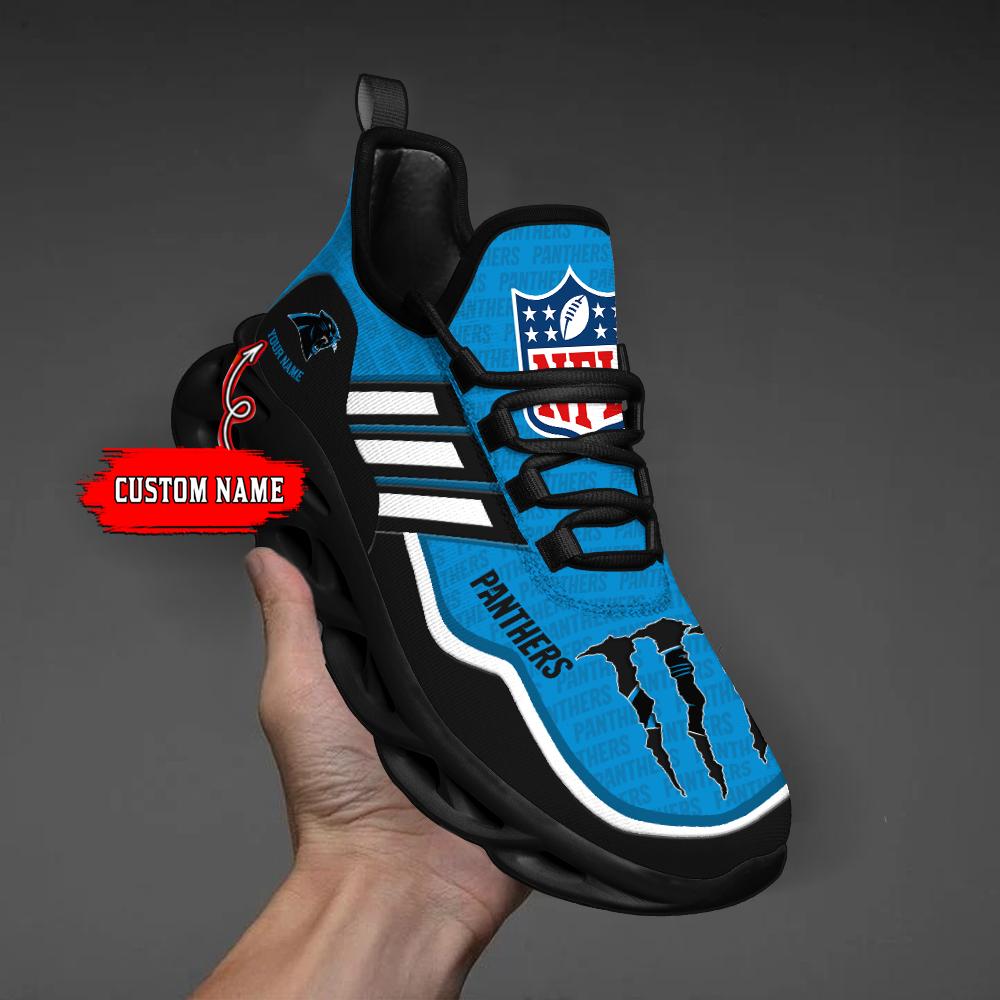 Ideafootwear Carolina Panthers Max Soul Shoes Sneakers For Men And Women