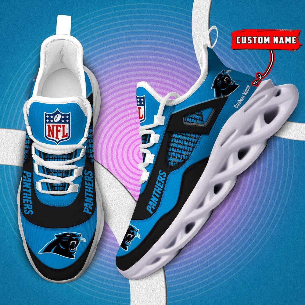 Ideafootwear Carolina Panthers Max Soul Shoes Sneakers For Men And Women