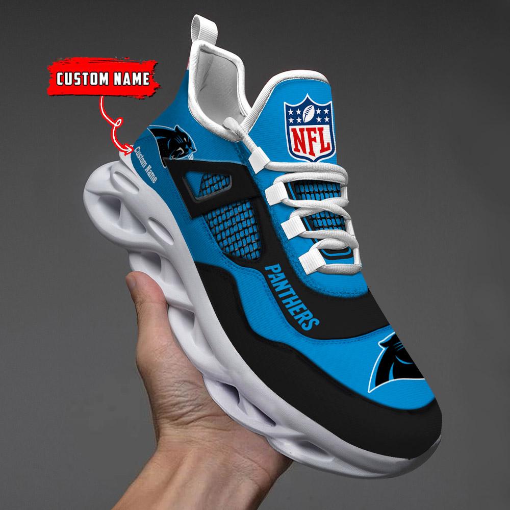 Ideafootwear Carolina Panthers Max Soul Shoes Sneakers For Men And Women