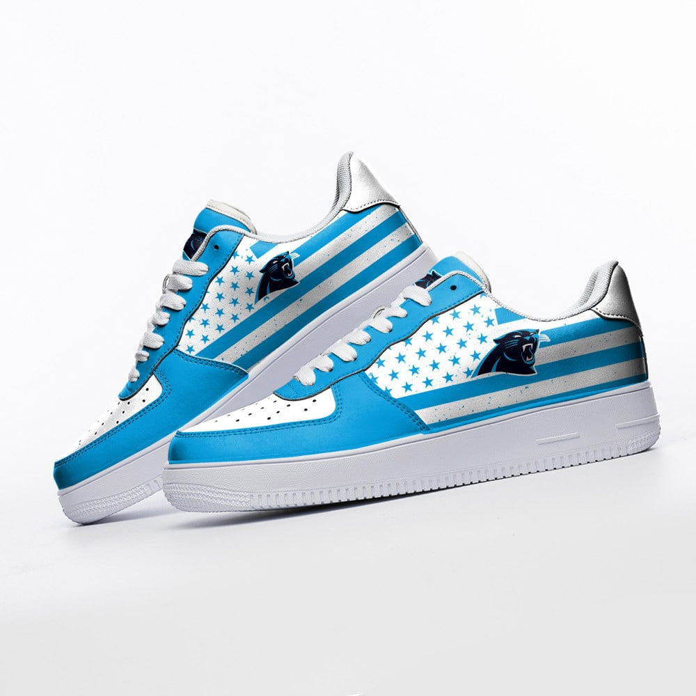 Ideafootwear Carolina Panthers NFL Air Low-Top Sneakers Shoes For Men And Women