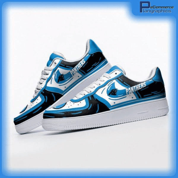 Ideafootwear Carolina Panthers NFL Air Low-Top Sneakers Shoes For Men And Women