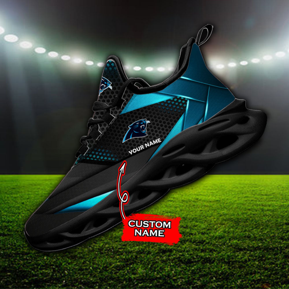 Ideafootwear Carolina Panthers NFL Max Soul Shoes Sneakers For Men And Women