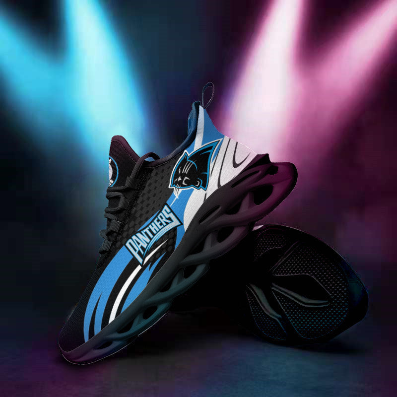 Ideafootwear Carolina Panthers NFL Max Soul Shoes Sneakers For Men And Women