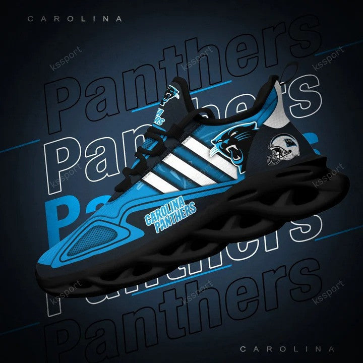 Ideafootwear Carolina Panthers NFL Max Soul Shoes Sneakers For Men And Women