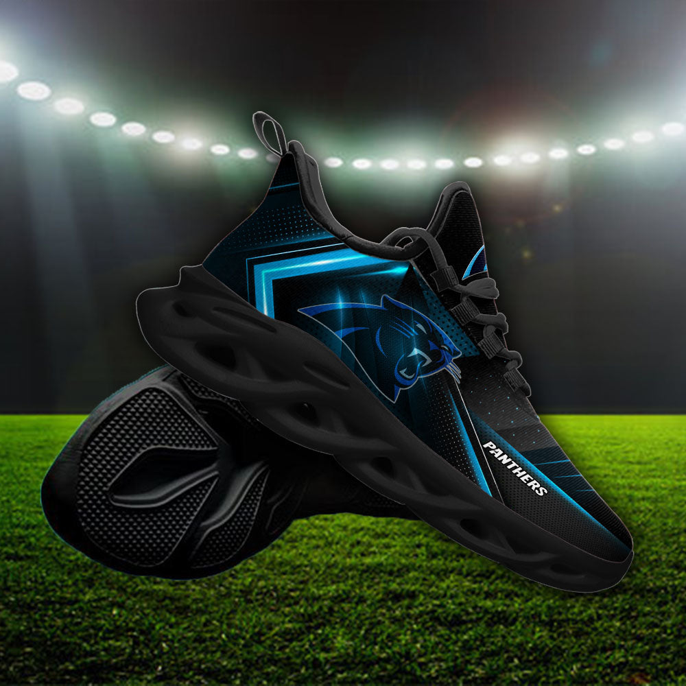 Ideafootwear Carolina Panthers NFL Max Soul Shoes Sneakers For Men And Women