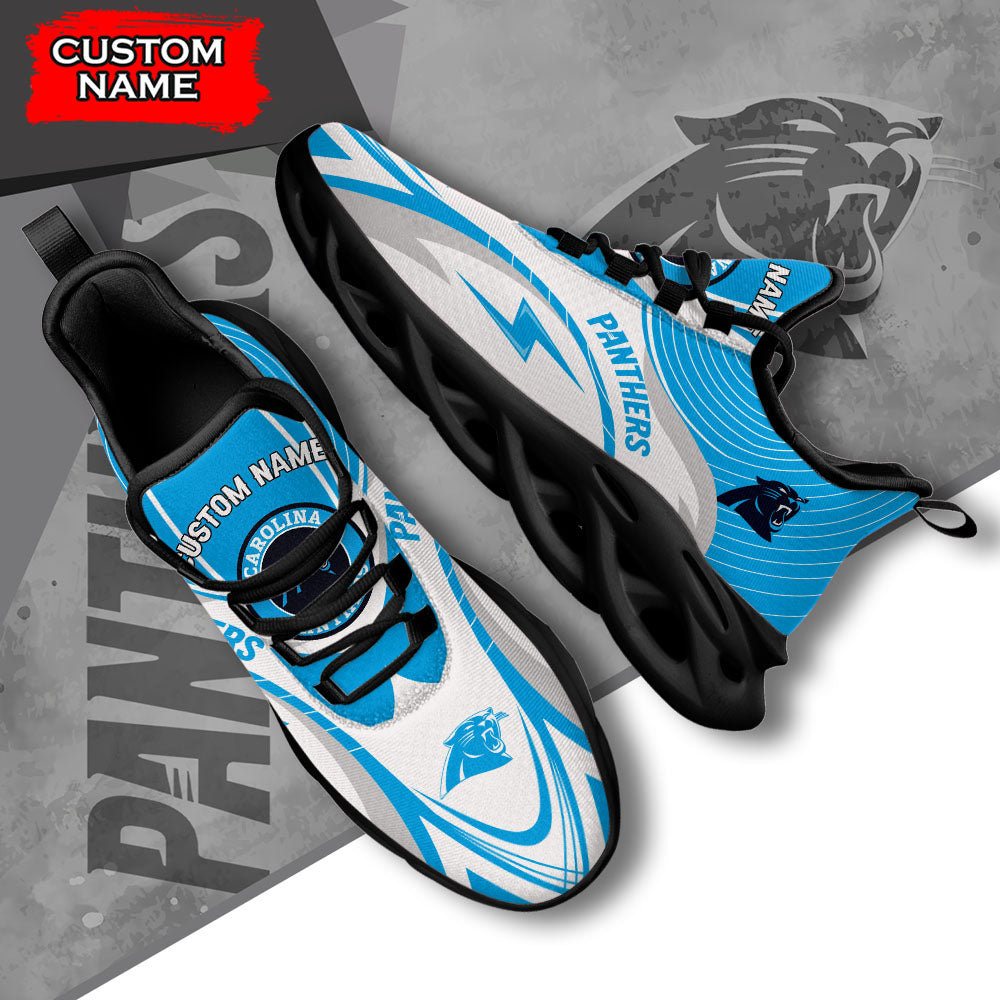 Ideafootwear Carolina Panthers NFL Max Soul Shoes Sneakers For Men And Women