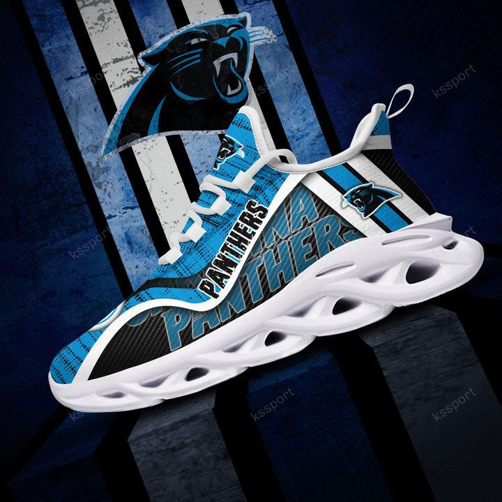 Ideafootwear Carolina Panthers NFL Max Soul Shoes Sneakers For Men And Women
